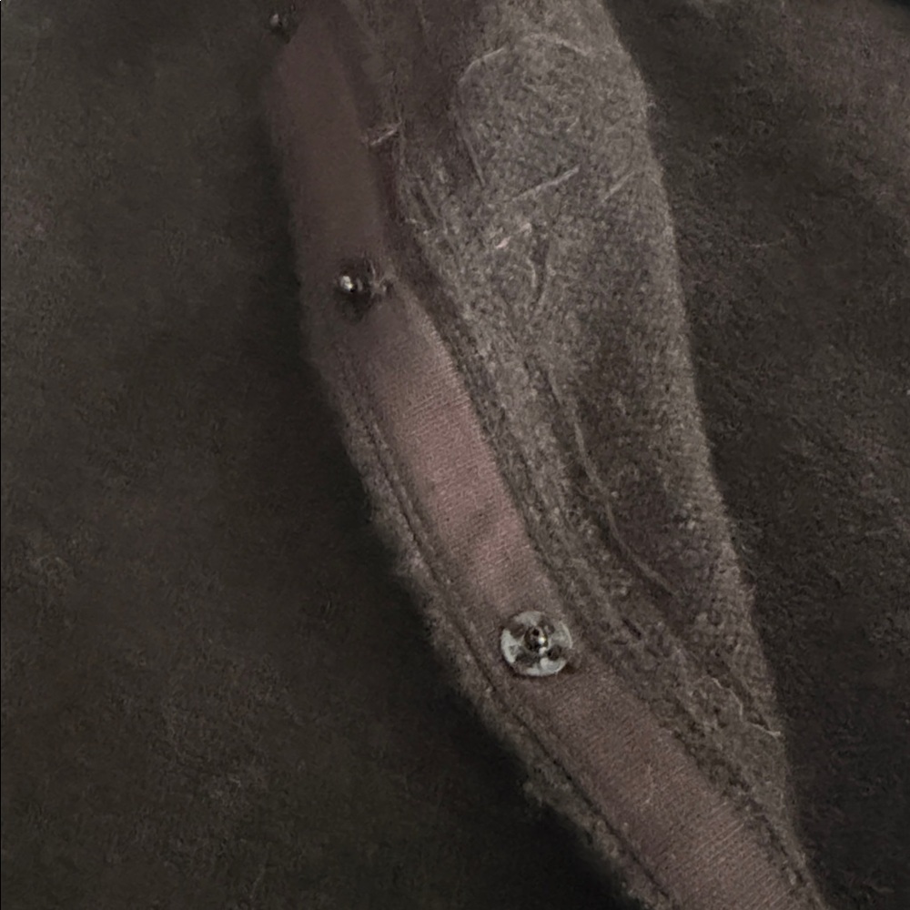 Vintage Lambswool Sweater Cardigan |Brown Pink Floral Cottagecore Soft Grunge XL - Picture 4 of 13